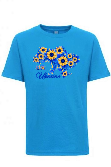 Kid's t-shirt "Sunflower Ukraine"