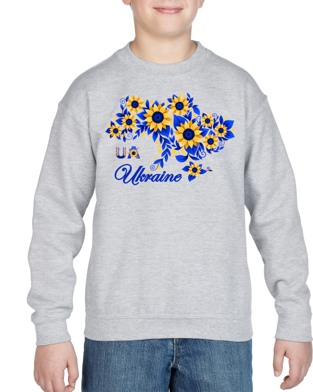 Kids' sweatshirt "Sunflower Ukraine"