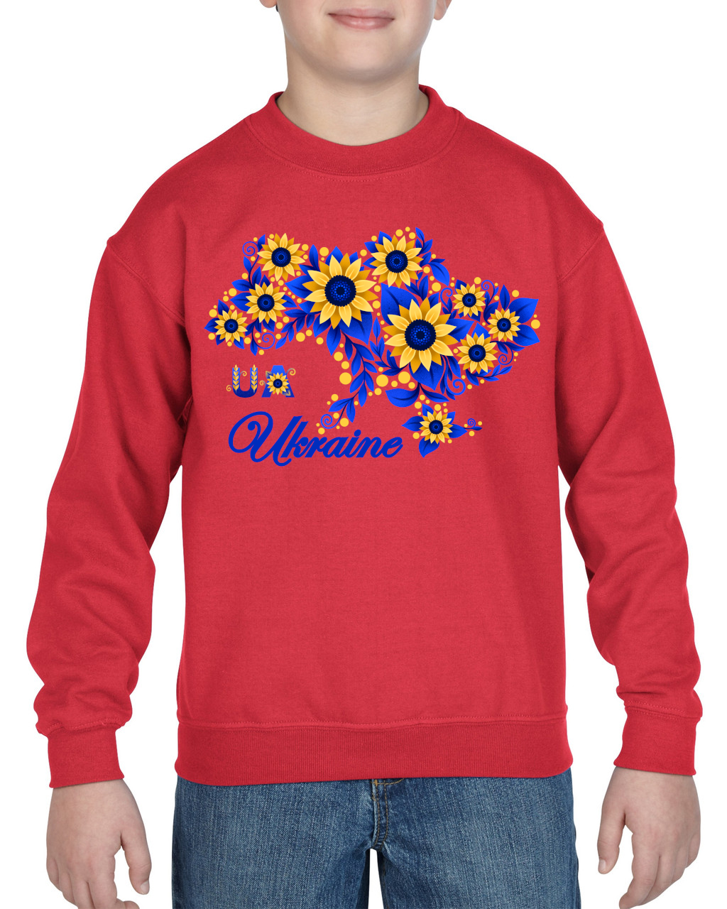 Kids' sweatshirt "Sunflower Ukraine"
