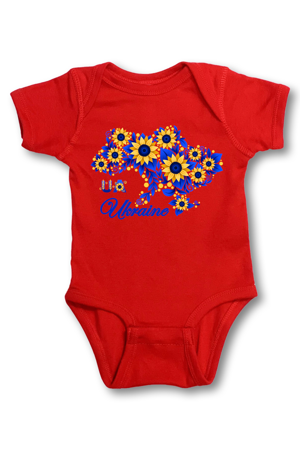 Infant onesie bodysuit "Sunflower Ukraine"