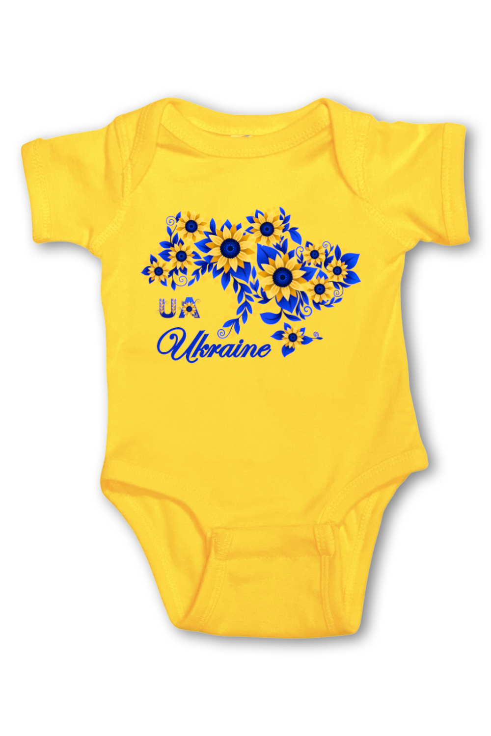 Infant onesie bodysuit "Sunflower Ukraine"
