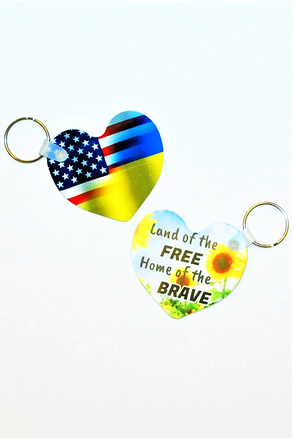 Keychain "Land of the FREE" 2.5"
