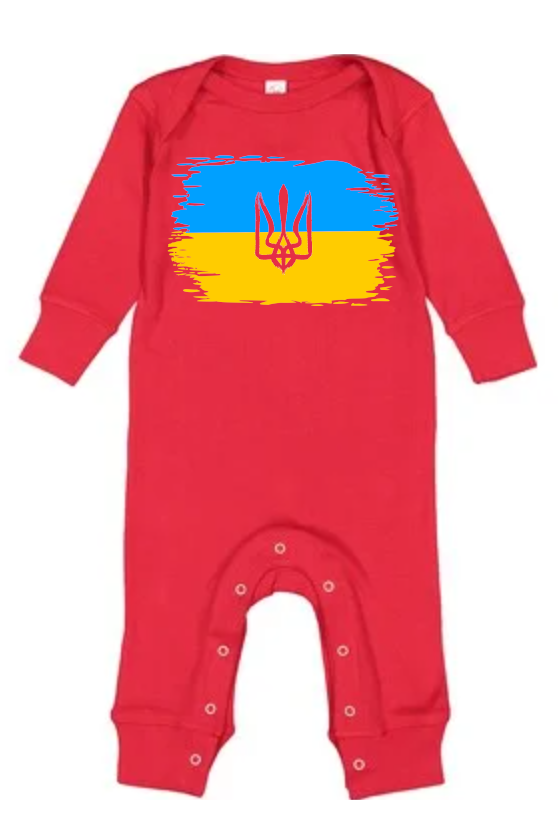 Baby Onesie bodysuit "Ukrainian Flag"