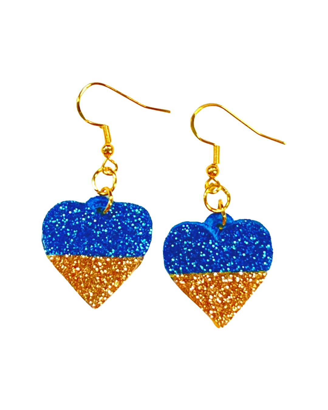 Lace earrings "Ukie heart"